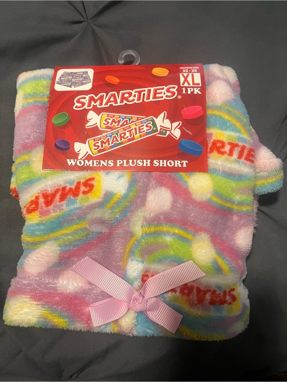 Women’s Pink Plush Lounge Shorts